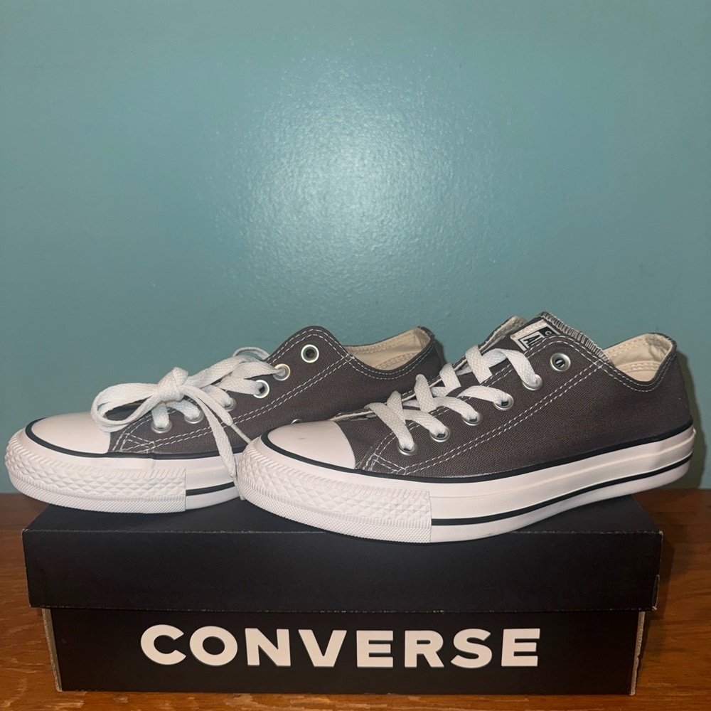 Converse Gray and White Classic Sneakers